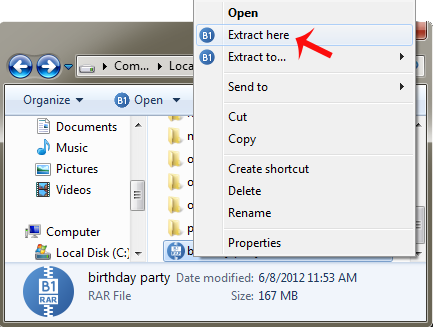 How to open rar file and unrar files from the archive in ...